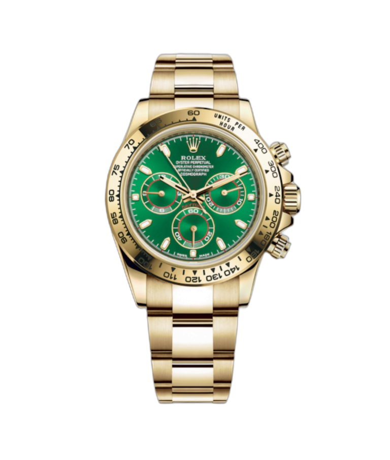 Super Clone Rolex Daytona Gold - Green Dial
