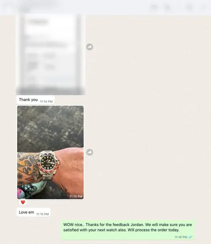 Customer message: Love 'em.