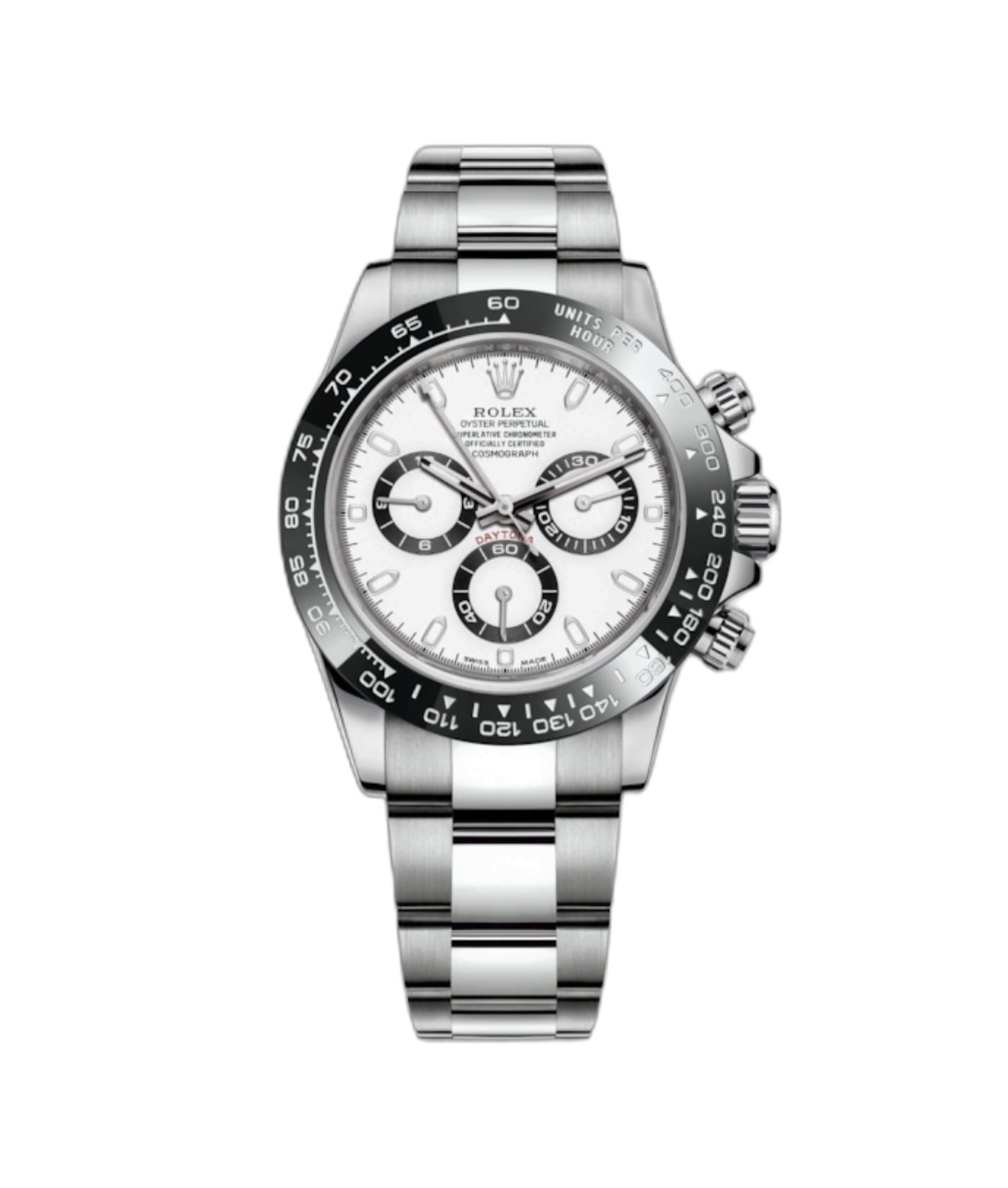Super Clone Rolex Daytona - White Dial